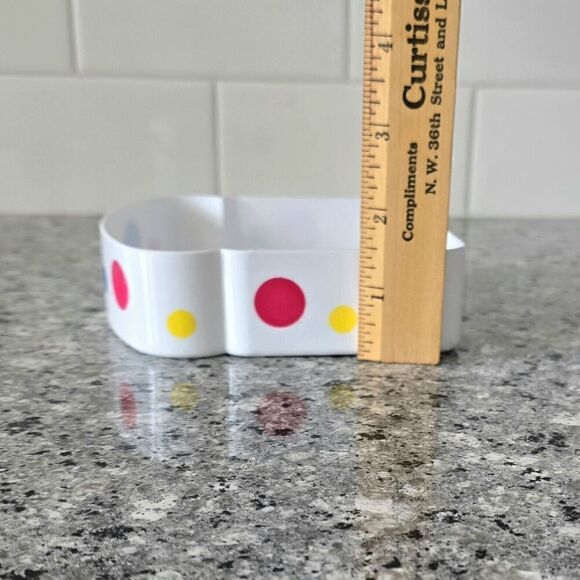 Wonder Bread Plastic Sandwich Container Saver White Polka Dots Storage 2006 - Picture 8 of 9